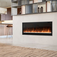 Dimplex Multi-Fire Slim 50" Smart Recessed / Wall Mount Linear Electric Fireplace - Model PLF5014-XS - ExceptionalFire
