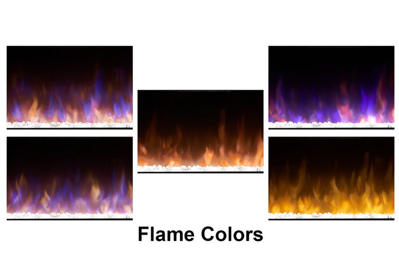 Dimplex Multi-Fire Slim 60" Smart Recessed / Wall Mount Linear Electric Fireplace - Model PLF6014-XS - ExceptionalFire
