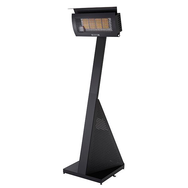 Dimplex Outdoor Portable Infrared Propane Heater with wheels and 31,500 BTU for outdoor patio warmth