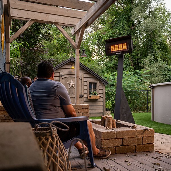 Dimplex Outdoor Portable Infrared Propane Heater, 31,500 BTU - Model DGR32PLP - ExceptionalFire