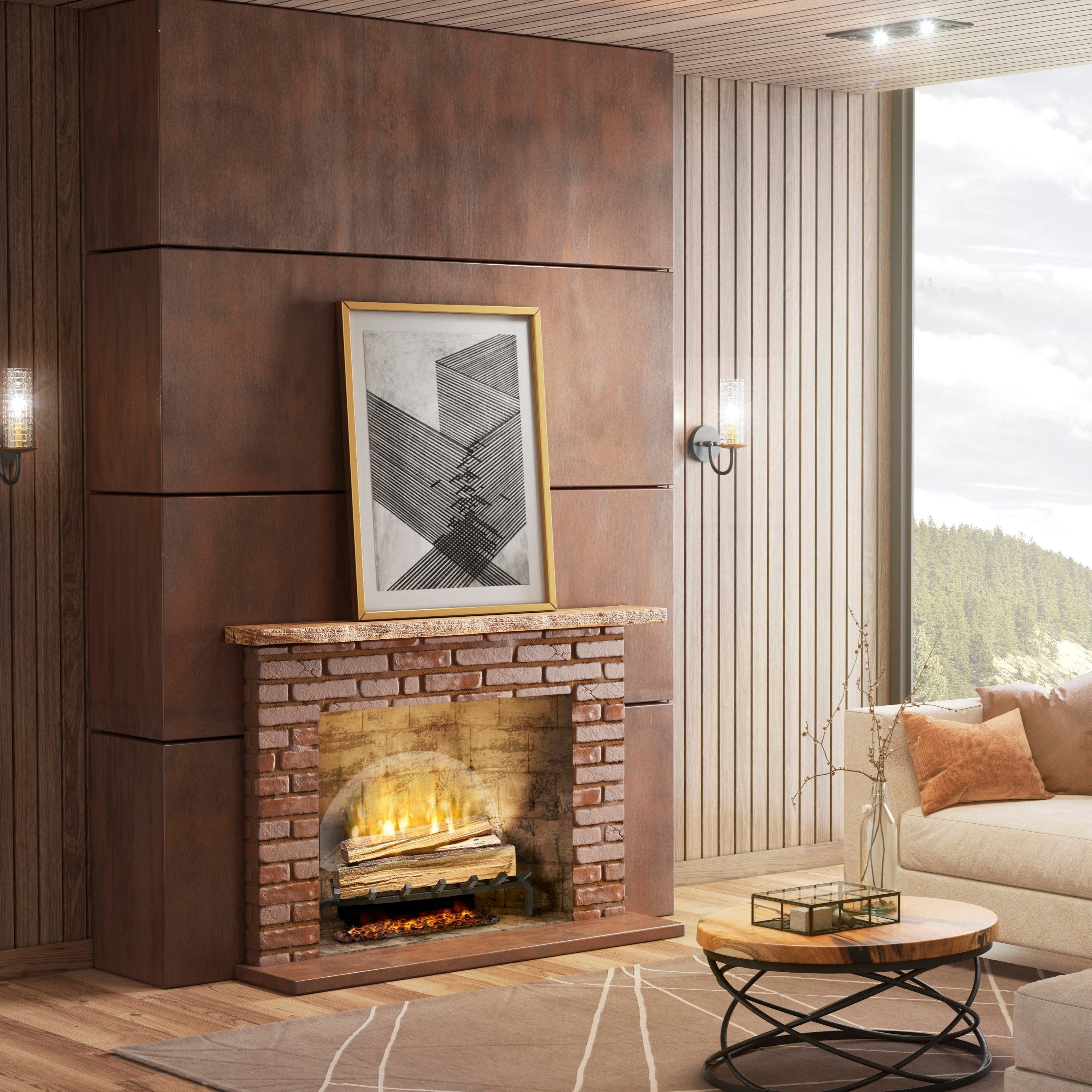 Dimplex Revillusion 25" Electric Fresh Cut Wood Log Insert - Model RLG25FC