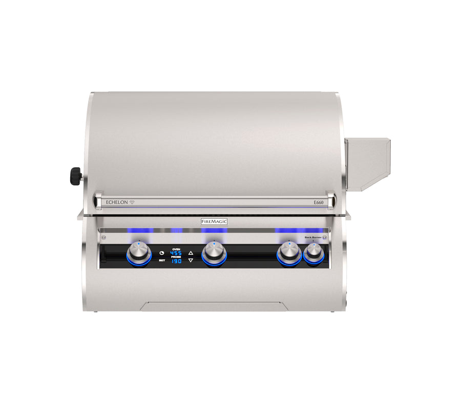 Fire Magic Echelon Diamond E660i Built-In Gas Grill — Digital Control