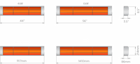 Bromic manufacturer Cobalt Electric dimension comparison for 4000W and 6000W models. Check the selected model in the installation manual.