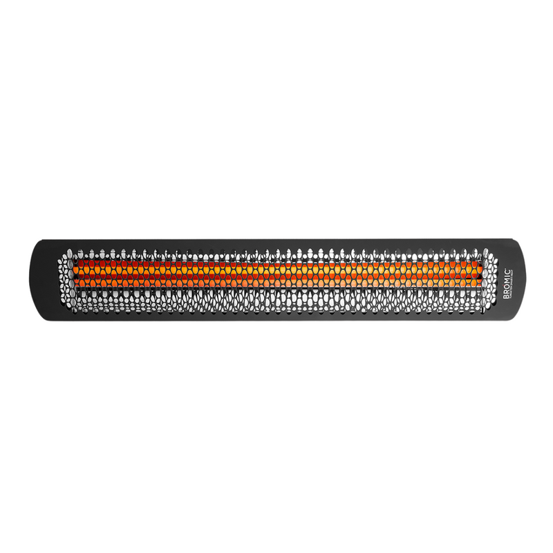 Bromic Tungsten Electric black heater — representative manufacturer family image; confirm the selected wattage and specifications.