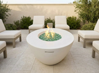 Calais Oval Firetable — alternate view