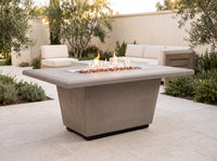 Cosmopolitan Rectangle Firetable — outdoor setting