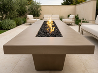 Newport Concrete Fire Pit Table | The Outdoor Plus — alternate view