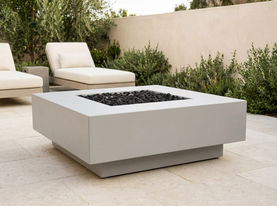 The Outdoor Plus Cabo Square Fire Pit