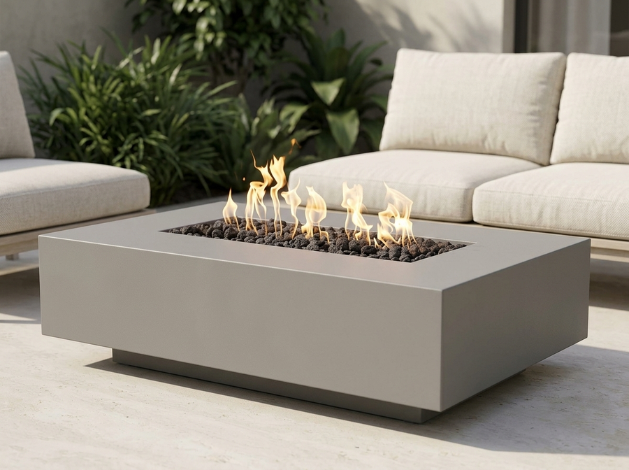 The Outdoor Plus Cabo Linear Fire Pit