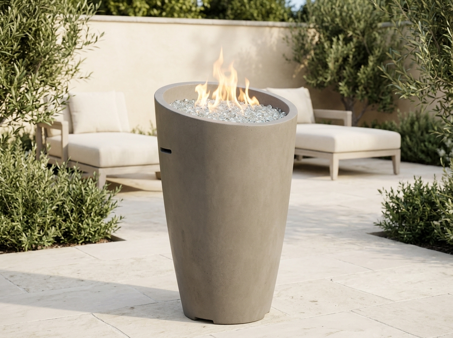 American Fyre Designs Eclipse 23" Fire Urn with Access Door