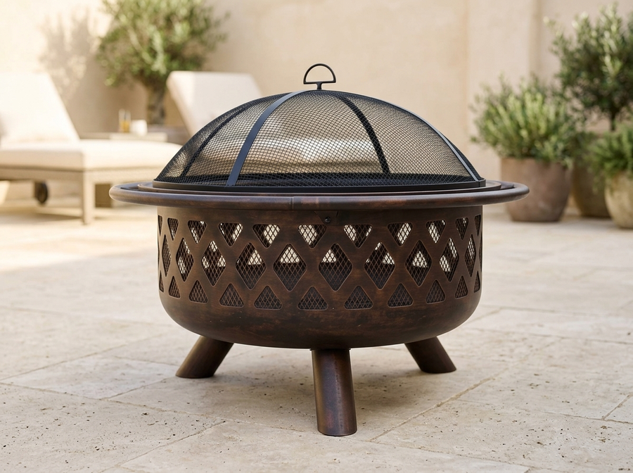 Oil Rubbed Bronze Fire Bowl