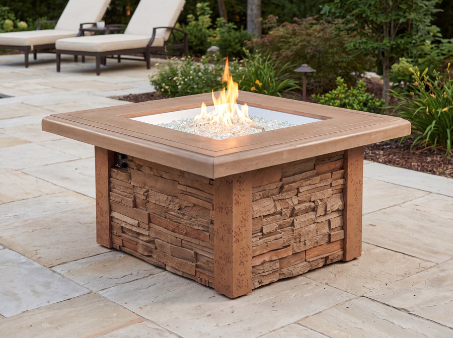 Sierra Square Fire Pit Table