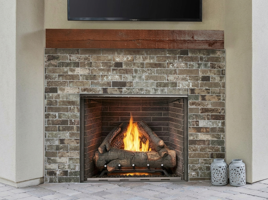 Majestic Courtyard 36" Outdoor Traditional Gas Fireplace