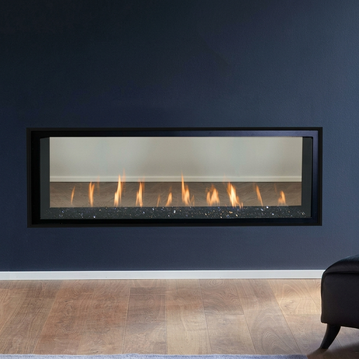 Superior DRL4000 60" See-Through Linear Direct Vent Gas Fireplace - Model DRL4060-ST