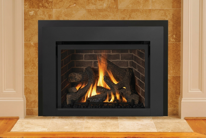 IronStrike Madison Park 34" Direct Vent Gas Fireplace Insert - Model MADISON PARK 34 — additional view. AI-assisted visualization; shown fronts, liners, media and surroundings may be optional.