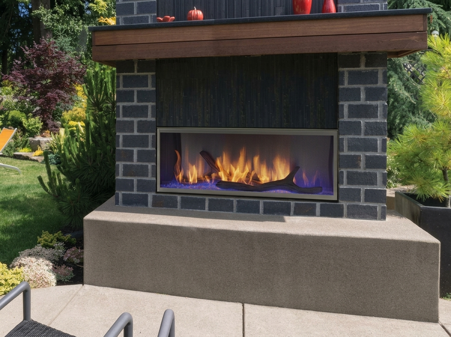 Majestic Lanai 48" Outdoor Linear Gas Fireplace