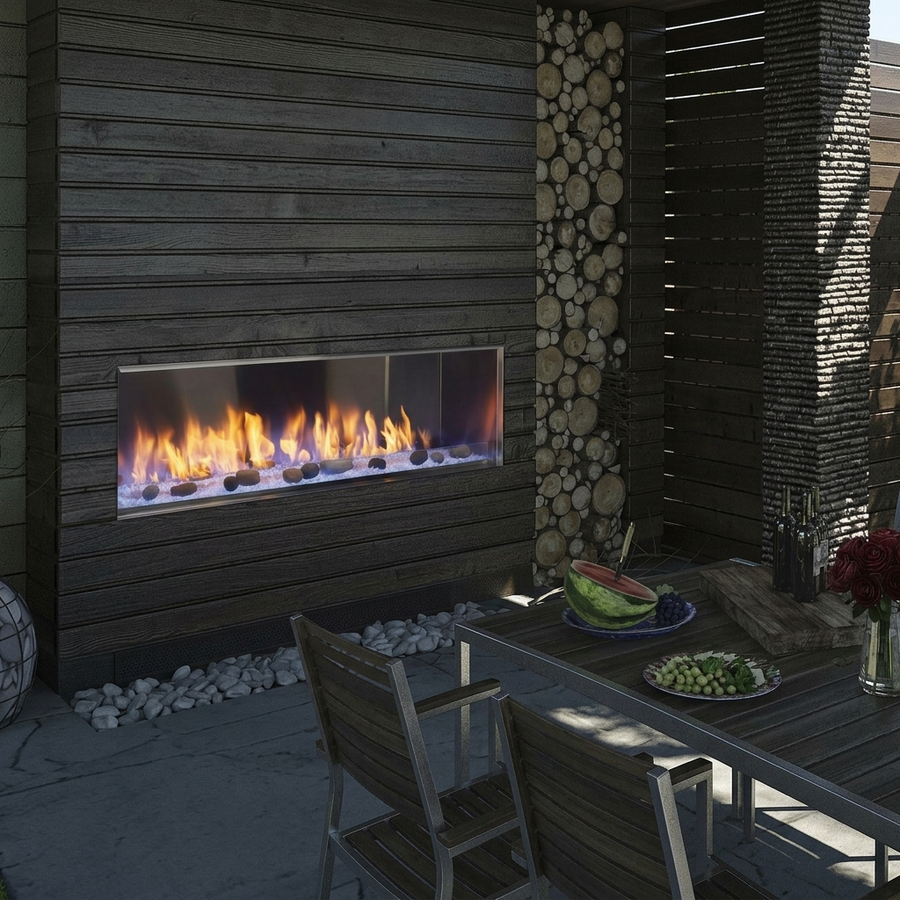 Majestic Lanai 60" Outdoor Linear Gas Fireplace