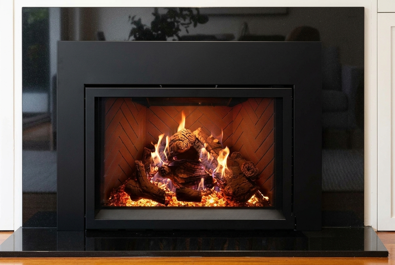 Empire Rainier 34" Direct Vent Gas Fireplace Insert - Model DVCP34 — additional view. AI-assisted visualization; shown fronts, liners, media and surroundings may be optional.