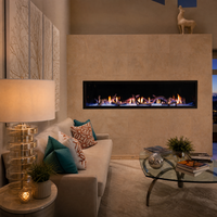 Empire Boulevard 72" Direct Vent Linear Gas Fireplace — lifestyle