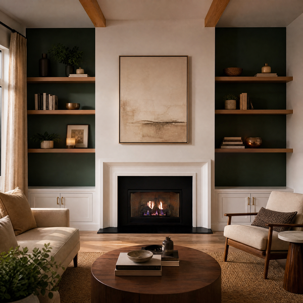 Empire Innsbrook 28" Direct Vent Gas Fireplace Insert — lifestyle