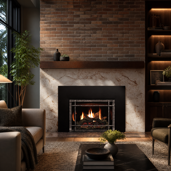 Empire Rushmore TruFlame 30" Direct Vent Gas Fireplace Insert — lifestyle