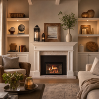 Empire Rushmore TruFlame 35" Direct Vent Gas Fireplace Insert — lifestyle