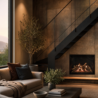 Empire Rushmore TruFlame 36" Direct Vent Gas Fireplace — lifestyle