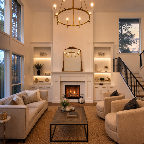 Empire Tahoe Clean-Face Luxury 36" Direct Vent Gas Fireplace — lifestyle