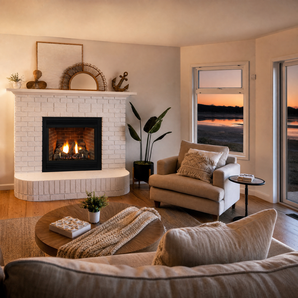 Empire Tahoe Premium 48" Direct Vent Gas Fireplace — lifestyle