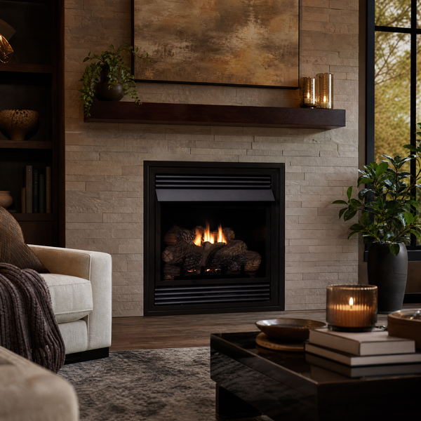 Empire Vail 26" Vent-Free Gas Fireplace - Model VFD26FP — lifestyle