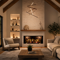 Empire White Mountain Hearth McKinley 60" Direct Vent Linear Gas Fireplace - Model DVCTL60CFP95N — lifestyle