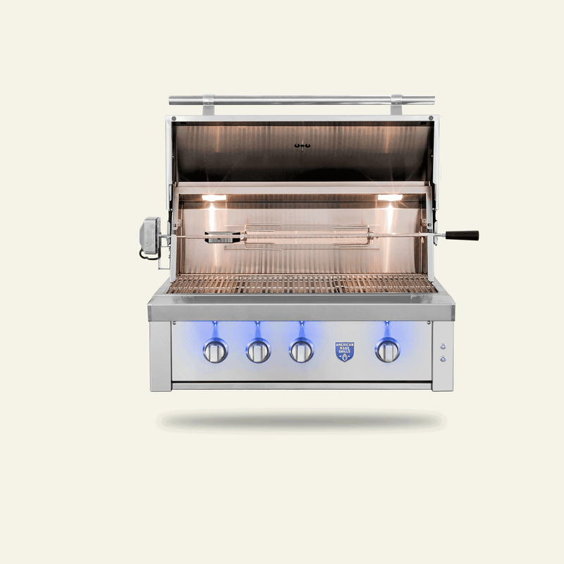 Estate Freedom - 36" Gas Grill — open view
