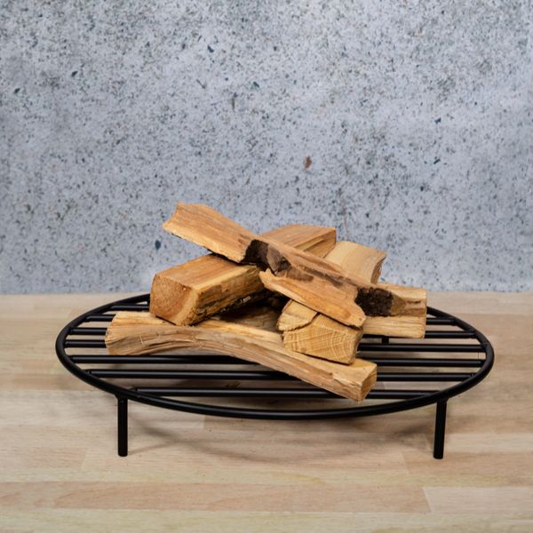 Black Steel Fire Ring Grate