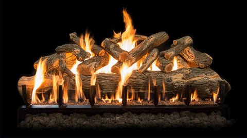 Grand Canyon Jumbo Arizona Weathered Oak Outdoor Gas Log Set