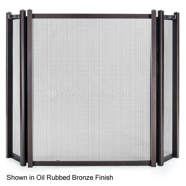 Early American Three Panel Fireplace Screen