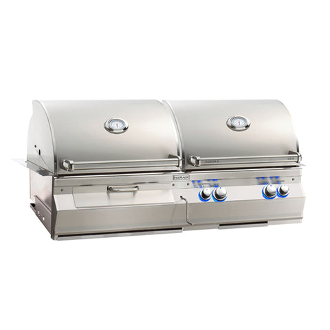 Fire Magic Aurora A830 Combo Gas/Charcoal Built-In Grill (Optional Rotisserie) - 50"