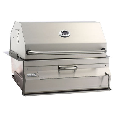 Legacy Built-In Charcoal BBQ Grill-Smoker Oven/Hood - 24"x18"