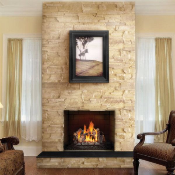 Napoleon Fiberglow Ventless Gas Log Set