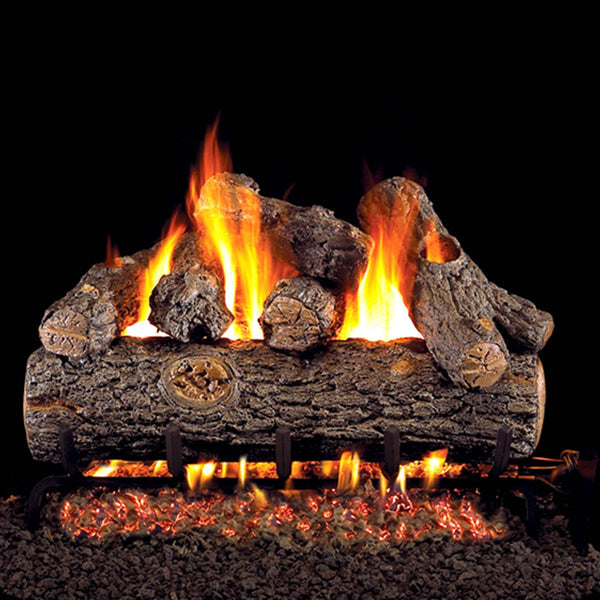 12" Oak Designer Plus Vented Gas Log Set | Real Fyre