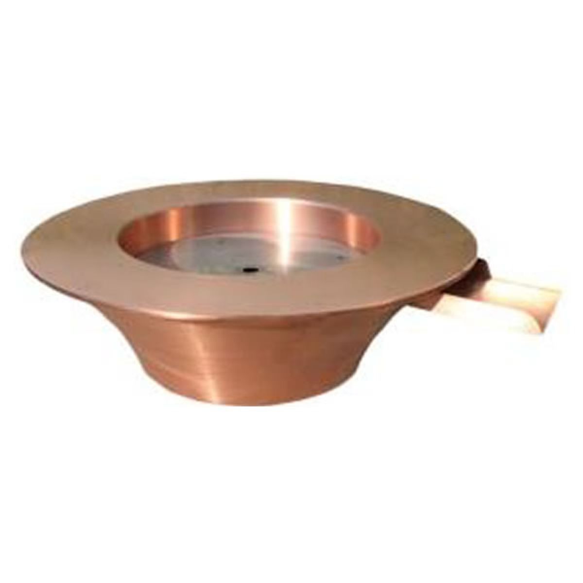 Copper Fire Pit With Water Bowl Lit - LP