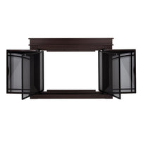 Farnsworth Oil Rubbed Bronze Masonry Fireplace Door | Standard Sizes - ExceptionalFire