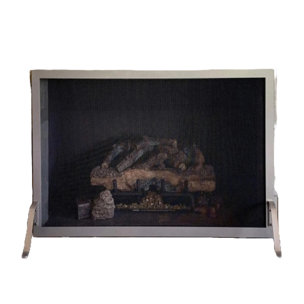 Free Standing Fireplace Screen Handmade to Fit Your Fireplace - Carolina