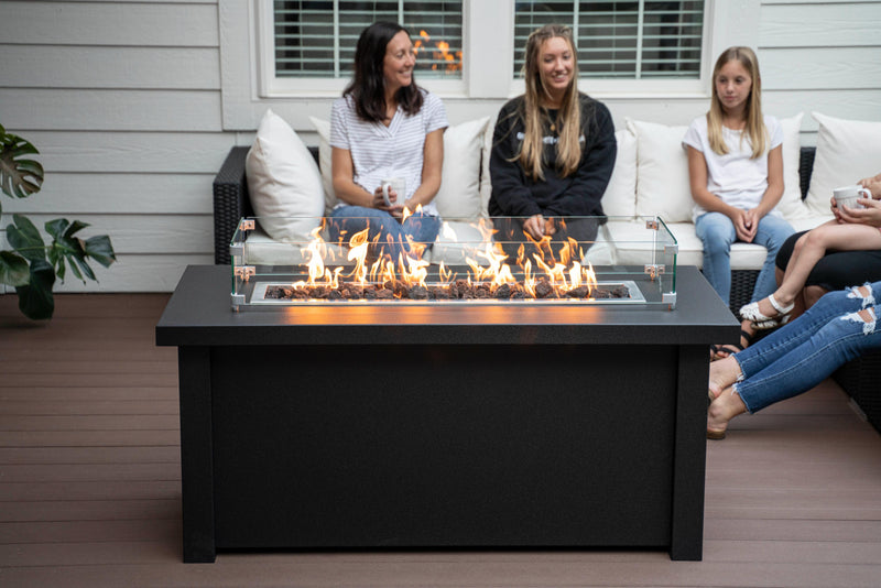 Fire Pit Tables Standard Milan Linear - ExceptionalFire