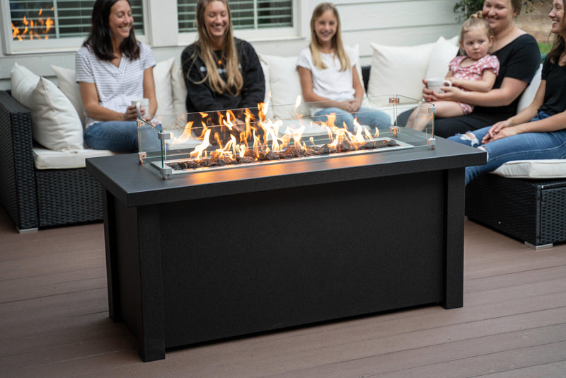 Fire Pit Tables Standard Milan Linear - ExceptionalFire