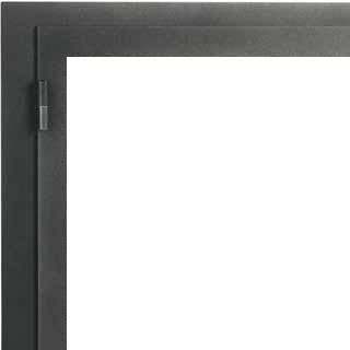 Fireplace Screen with Operable Doors Custom Size 21 Finishes - Carolina - ExceptionalFire