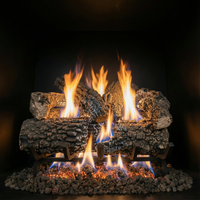 Design Specialties Arlington Ash 18-Inch Vented Gas Log Set, 45,000 BTU