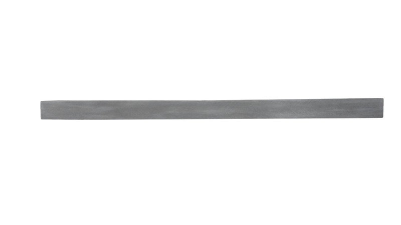 Flat Sawn Non-Combustible Concrete Mantel Shelf Weathered Grey Finish - ExceptionalFire