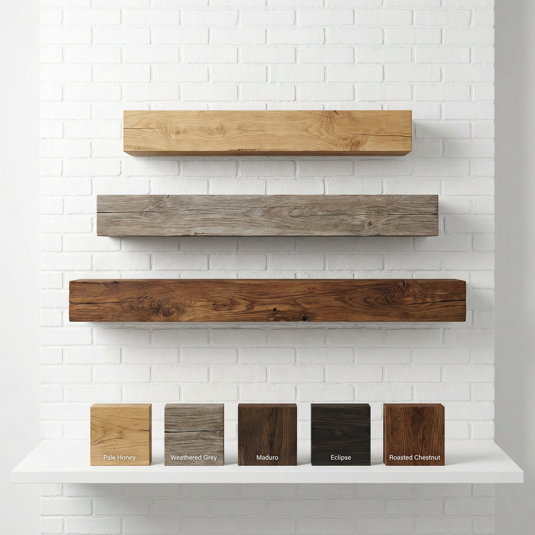 Custom Length Non-Combustible Concrete Fireplace Mantel – Grist Mill Style