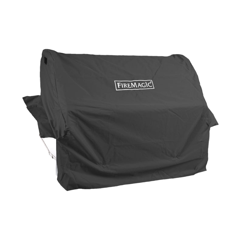 Fire Magic built-in cover family — representative 3651F photograph; 3648F proportions vary