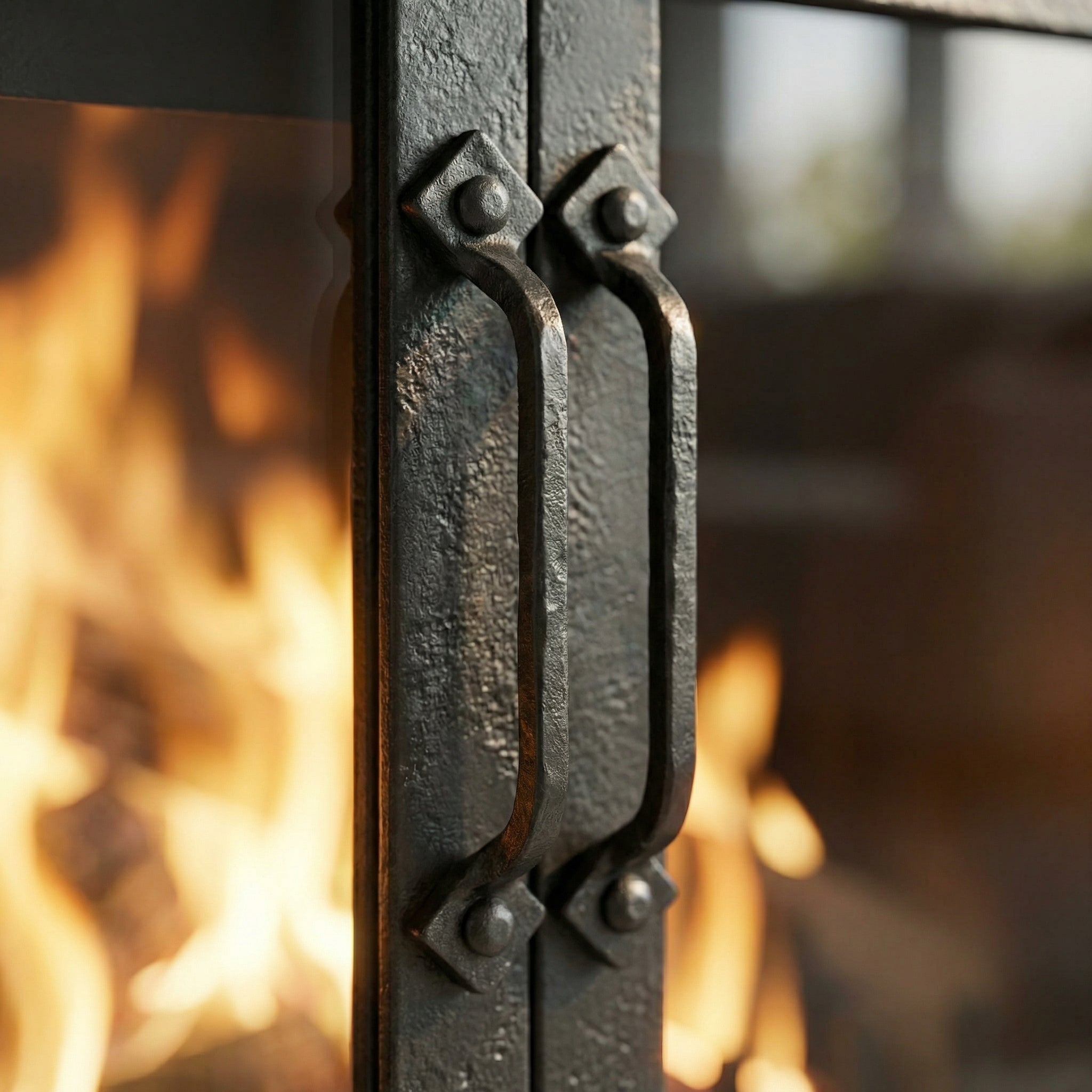 Milwaukee Forged Iron - Masonry & Prefab Fireplace Glass Doors